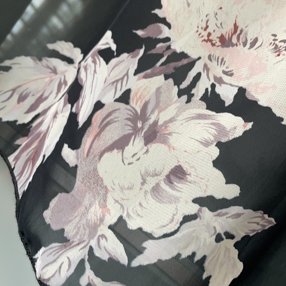 Chiffon Floral Kimono Cardigan from Mendocino - Picture 7 of 7